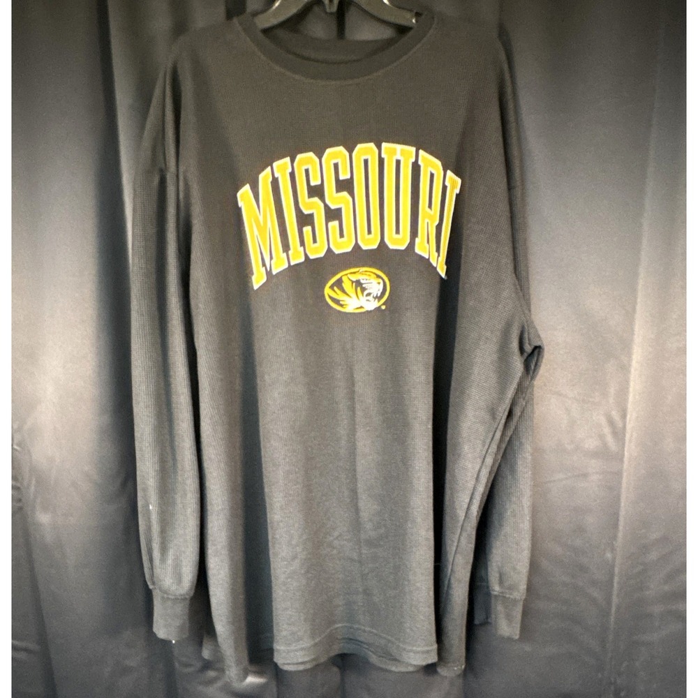 Profile Missouri Tigers Men's L/S Crewneck Graphic Tee Big & Tall 3XL (1232)